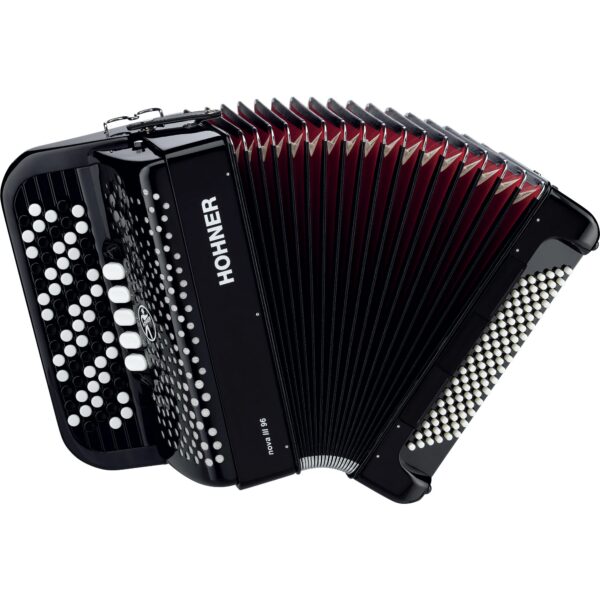 Hohner Nova III 96 B-Griff Accordion, Black