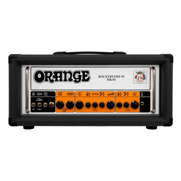 Orange Rockerverb 50 MKIII BLK Guitar Amplifier Head (Black)