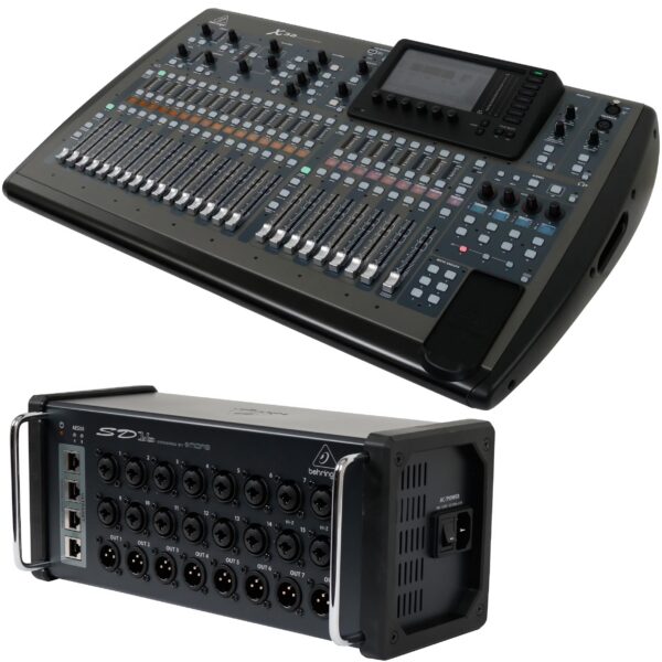 Behringer X32 + SD16 digital mixer set