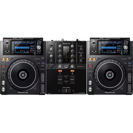 Pioneer DJM-250MK2 + 2 x Pioneer XDJ-1000MK2 Tabletop Players