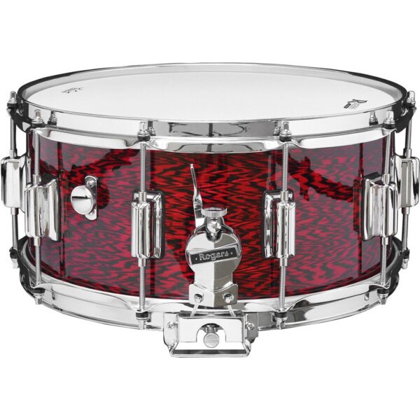 Rogers Drums USA Dyna-Sonic Beavertail Red Onyx 14 x 6.5 inch Snare Drum