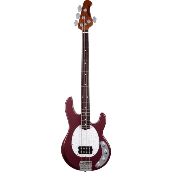 Music Man StingRay 4 Special Maroon Mist Electric Bass Guitar with Case