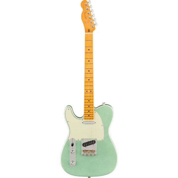 Fender American Professional II Telecaster LH MN Mystic Surf Green Left-Handed Electric Guitar with Case