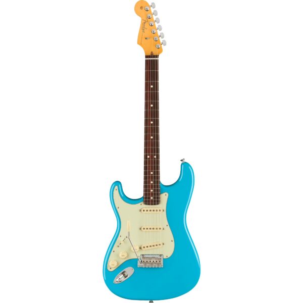 Fender American Professional II Stratocaster LH Miami Blue RW Left-Handed Electric Guitar with Case