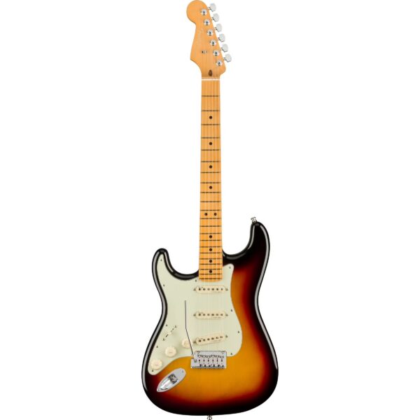 Fender American Ultra Stratocaster LH Ultra Burst MN Left-Handed Electric Guitar with Case