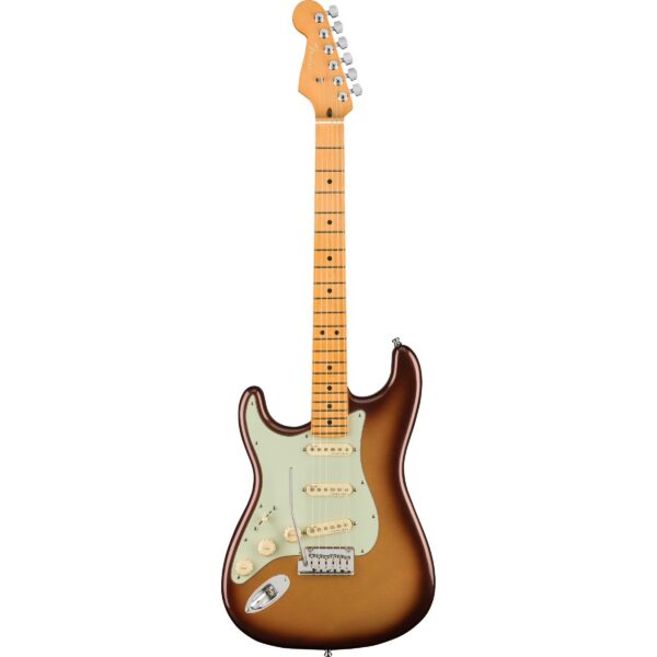 Fender American Ultra Stratocaster LH Mocha Burst MN Left-Handed Electric Guitar with Case