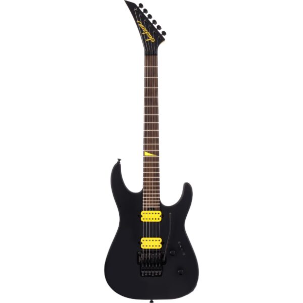 Jackson MJ Series Dinky DKR, Satin Black Electric Guitar with Gotoh GE1996