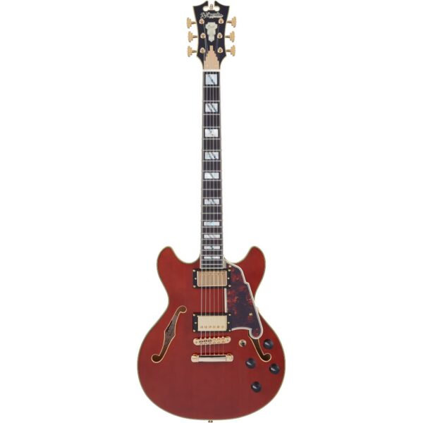 D'Angelico Excel Mini DC Viola Semi-Acoustic Guitar with Case