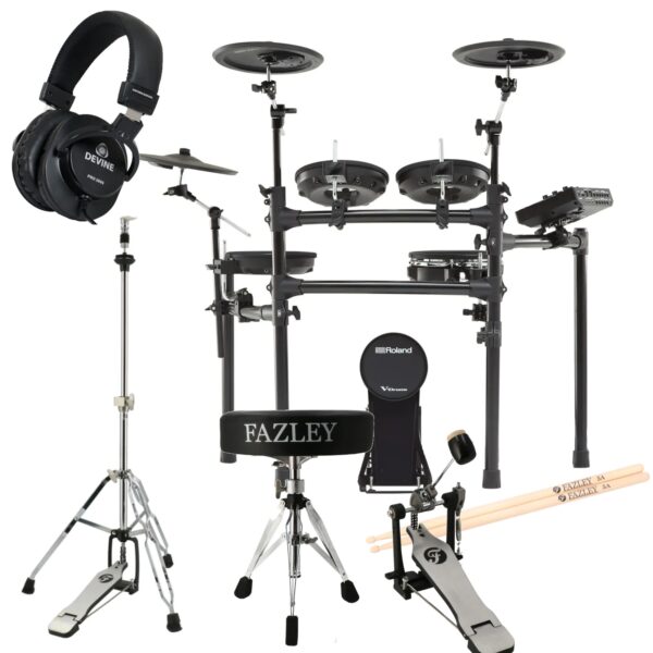 Roland TD-27K V-Drums with Hardware, Drum Sticks and Headphones