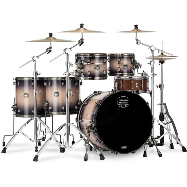 Mapex SE628XMBPZ Saturn Evolution Maple Stage+ Exotic Violet Burst 5-Piece Shell Set